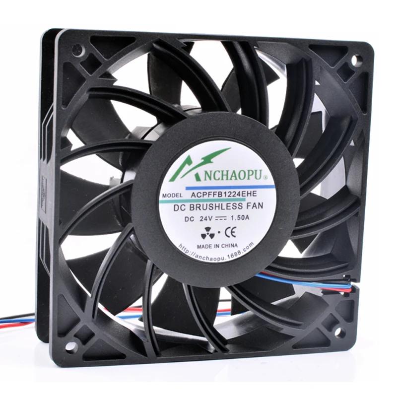 ANCHAOPU  ι ð ǳ, FFB1224EHE, 12cm 12038, 120x120x38mm, DC24V, 1.50A, ǰ
